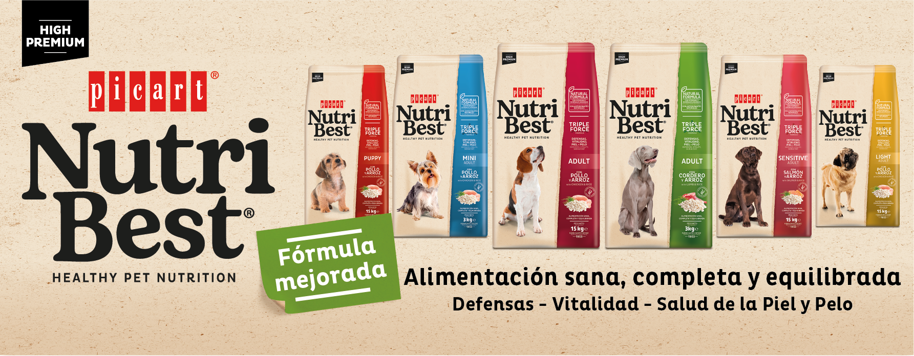 Banners NUTRIBEST DOG ES - Imagispet